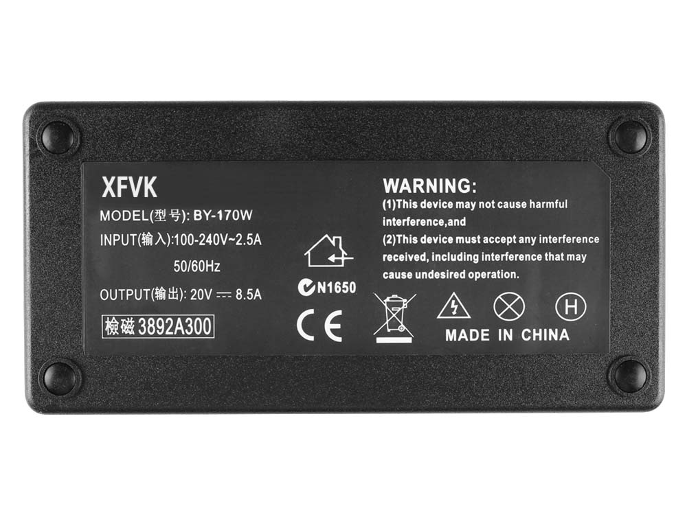 170W XFVK Laptop Replacement Charger for ADL170NDC2A ADL170NLC3A With Power Cord