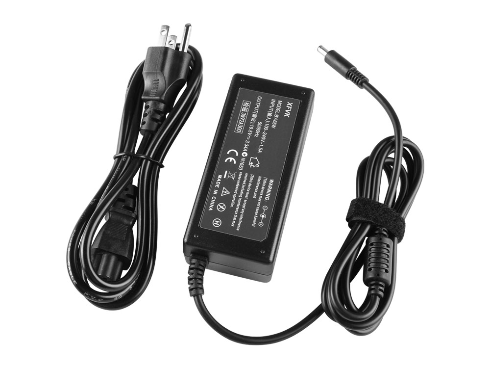 65W XFVK Laptop Replacement Charger for i3567-5664BLK-PUS With Power Cord